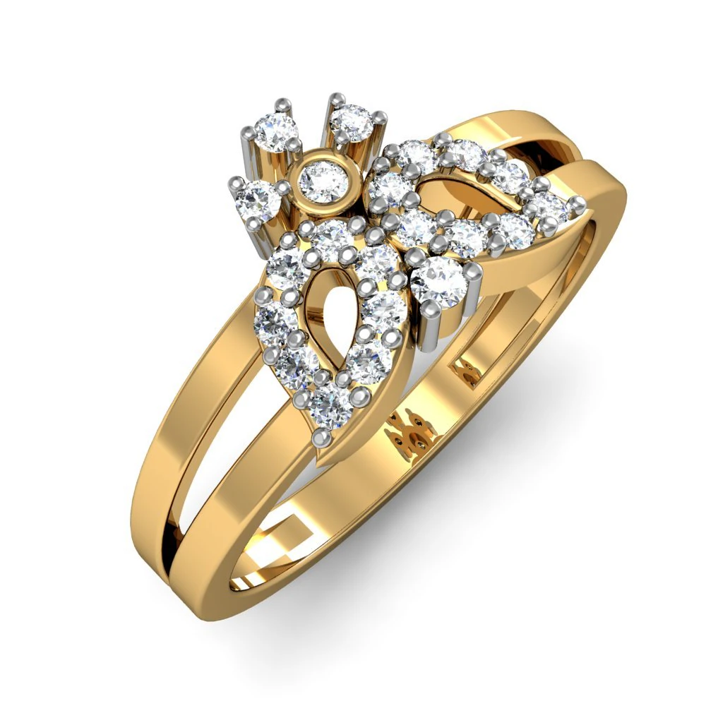 light weight ladies ring 010 3D Print Model .c4d .max .obj .3ds .fbx .stl .blend