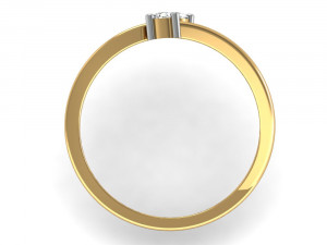 light weight ladies ring 011 Modèles 3D en vedette
