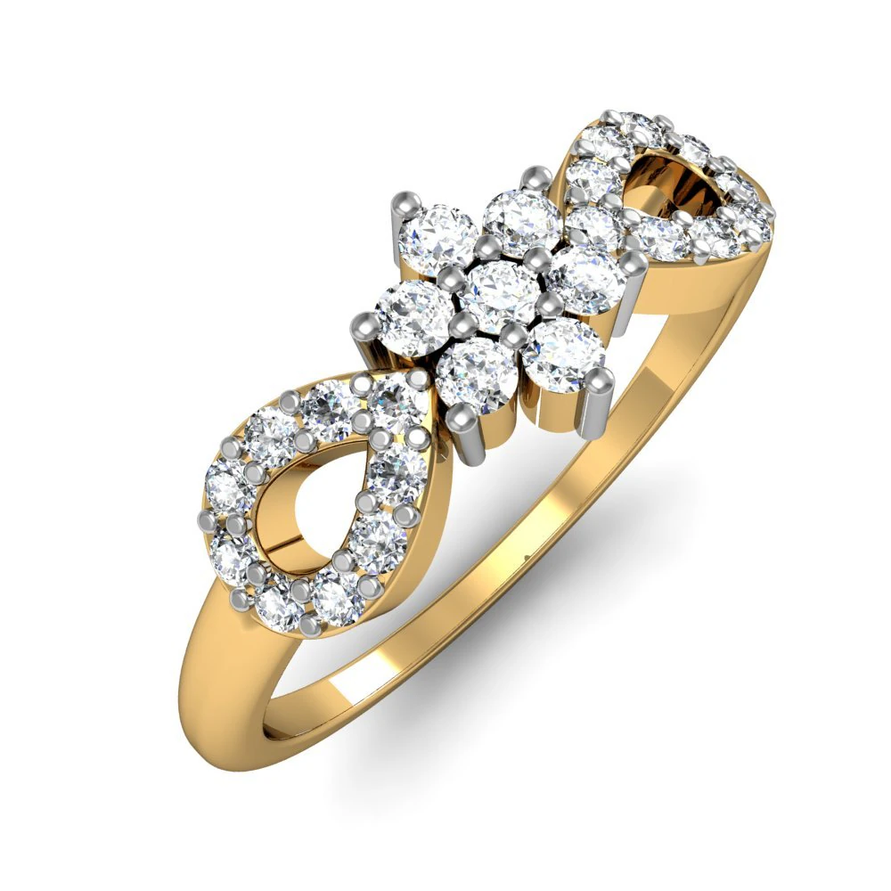 light weight ladies ring 012 3D Print Model .c4d .max .obj .3ds .fbx .stl .blend 