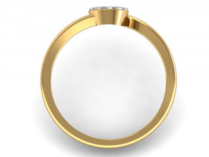 light weight ladies ring 013 Modèles 3D en vedette