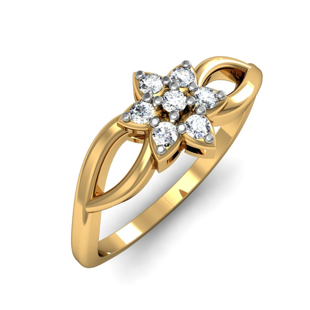 light weight ladies ring 014 3D Print Model .c4d .max .obj .3ds .fbx .stl .blend 