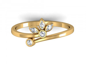 light weight ladies ring 015 Modello di stampa 3D
