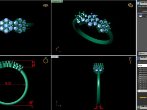 light weight ladies ring 016 Modelo de impresión 3D