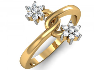 light weight ladies ring 017 3D प्रिंट मॉडल