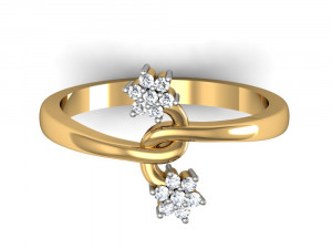 light weight ladies ring 017 3Dプリントモデル