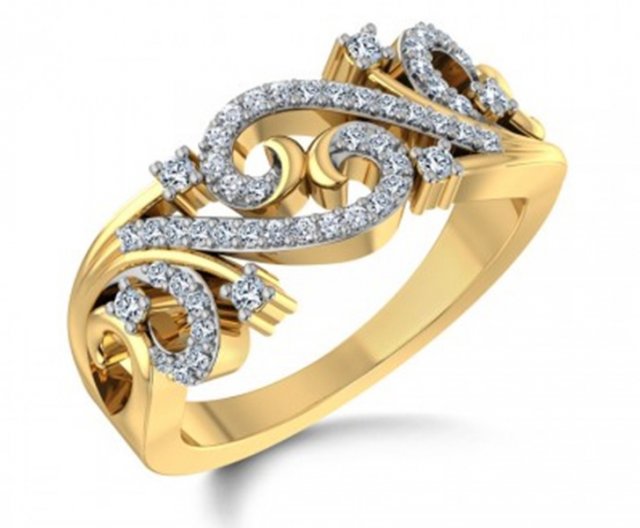 light weight ladies ring 018 3D in 3DExport