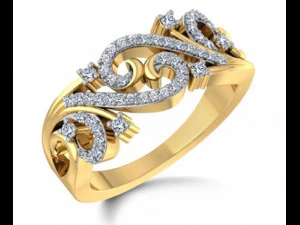 light weight ladies ring 018 3D Print Model