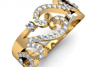 light weight ladies ring 018 3D Print Model