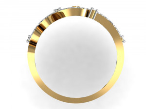 light weight ladies ring 018 3D प्रिंट मॉडल
