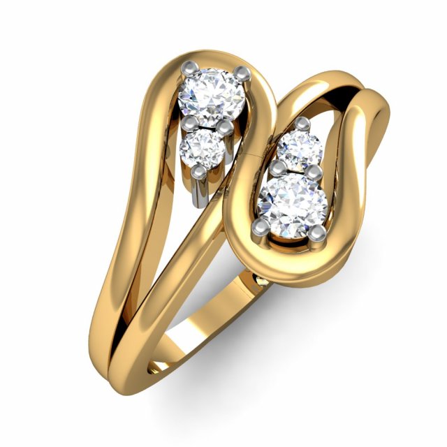 light weight ladies ring 019 3D Принт Модель .c4d .max .obj .3ds .fbx .stl .blend