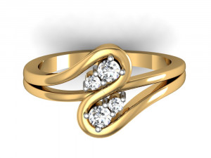 light weight ladies ring 019 3D Druckmodell