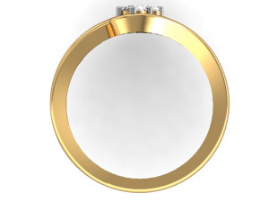 light weight ladies ring 019 3D Druckmodell