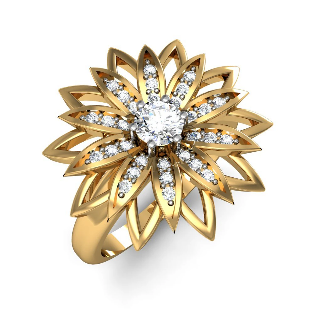 light weight ladies ring 020 3D Print Model .c4d .max .obj .3ds .fbx .stl .blend 