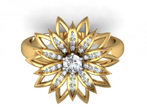 light weight ladies ring 020 3D Print Model