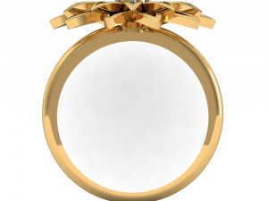 light weight ladies ring 020 Modèles 3D en vedette