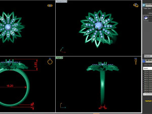 light weight ladies ring 020 3D Print Model
