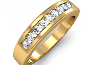 경량 여성용 반지 021 3D 프린트 모델