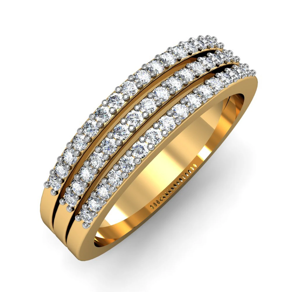 light weight ladies ring 022 3D Print Model .c4d .max .obj .3ds .fbx .stl .blend