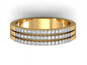light weight ladies ring 022 3D-Druckmodell