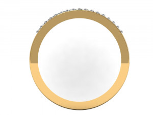 light weight ladies ring 022 3D-Druckmodell