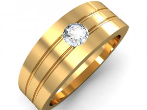 легка жіноча каблучка 023 3D Принт Модель