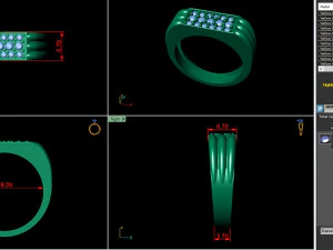 light weight ladies ring 024 3D Print Model