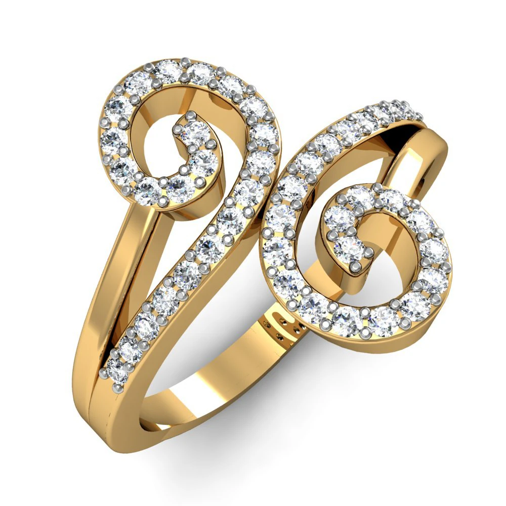 light weight ladies ring 026 3D Print Model .c4d .max .obj .3ds .fbx .stl .blend 