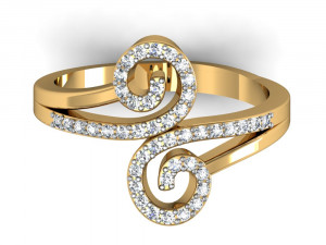 light weight ladies ring 026 3D Принт Модель