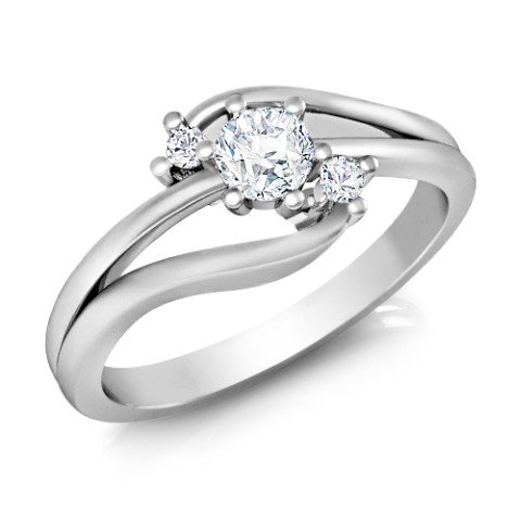 light weight ladies ring 027 3D Принт Модель .c4d .max .obj .3ds .fbx .stl .blend 