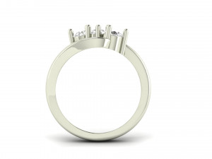 light weight ladies ring 027 3D Принт Модель