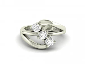 light weight ladies ring 027 3D Print Model
