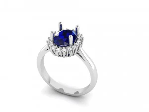 light weight ladies ring 029 3D Print Model