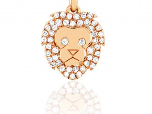 Lion charm cute pendant 3Dプリントモデル