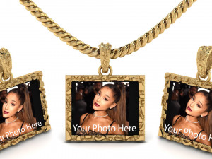 nugget photo picture pendant 3d print model 3D Baskı Modeli