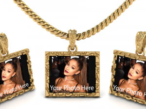 너겟 사진 그림 펜던트 3d 인쇄 모델 3D 프린트 모델