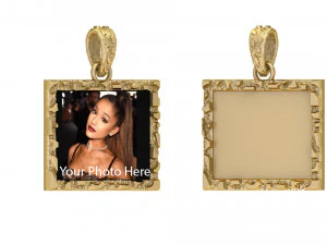 nugget photo picture pendant 3d print model 3D Print Model