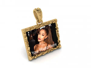 nugget photo picture pendant 3d print model 3D Print Model