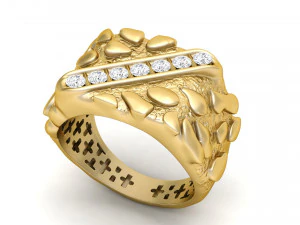 beyler pırlanta k&uuml;l&ccedil;e y&uuml;z&uuml;k 03 3D Baskı Modeli