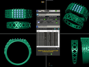gents diamond nugget ring 10 Model do druku 3D