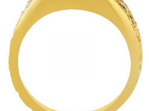 gents diamond nugget ring 26 Model do druku 3D