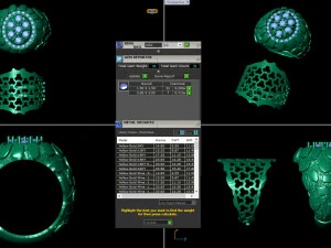 gents diamond nugget ring 31 3D Print Model