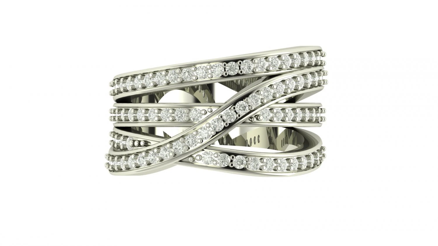 parallel pandora rings 3D Print Model .c4d .max .obj .3ds .fbx .stl .blend 