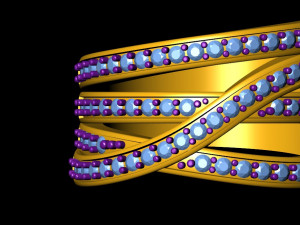 parallel pandora rings 3D-printmodel
