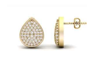 pear cluster earrings 3D Print Model