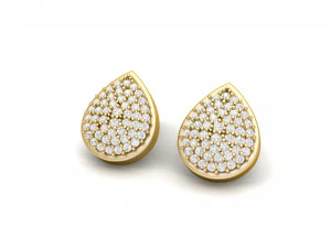 pear cluster earrings 3D Print Model
