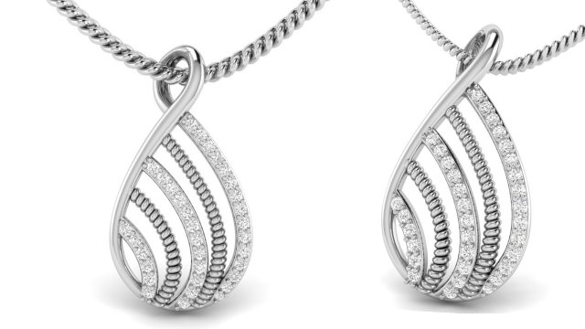 diamond rope pendant Model Cetak 3D .c4d .max .obj .3ds .fbx .stl .blend 