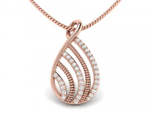 diamond rope pendant 3D Print Model
