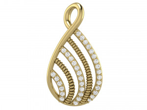 diamond rope pendant Model Cetak 3D