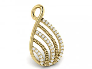 diamond rope pendant 3D Print Model