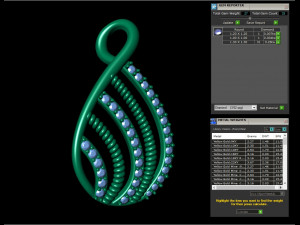 diamond rope pendant Model Cetak 3D